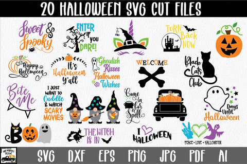 Halloween Bundle with 20 SVG Cut Files SVG Old Market 