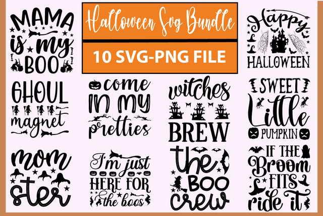 Halloween bundle,svg,png SVG BB Type Studios 