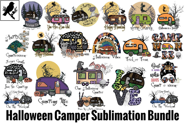 Halloween Camper Sublimation Bundle Sublimation Jagonath Roy 