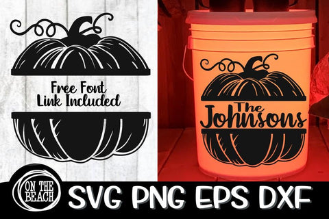 Halloween Camping Bucket SVG Bundle - 12 Designs SVG PNG EPS DXF SVG On the Beach Boutique 