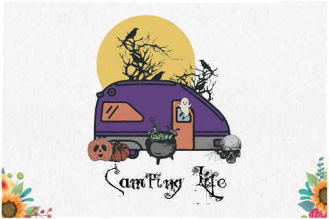 Halloween Camping Life Sublimation Sublimation Jagonath Roy 