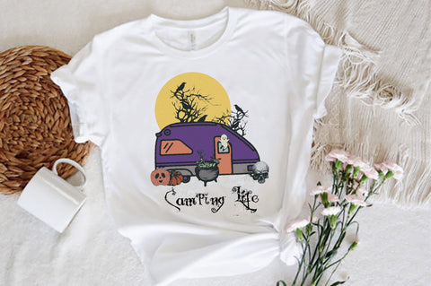Halloween Camping Life Sublimation Sublimation Jagonath Roy 