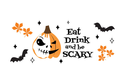 Halloween Can Glass Bundle. Pumpkin Jack O'lantern SVG Olga Terlyanskaya 