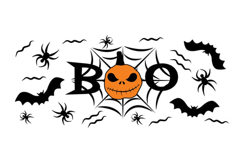 Halloween Can Glass Bundle. Pumpkin Jack O'lantern SVG Olga Terlyanskaya 