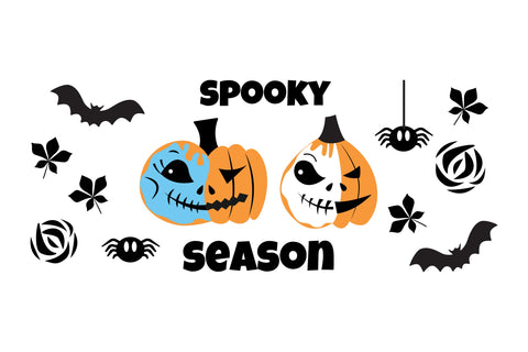 Halloween Can Glass Bundle. Pumpkin Jack O'lantern SVG Olga Terlyanskaya 