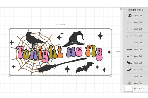 Halloween Can Glass Wrap| Libbey 16 oz Can Glass| Witch SVG SVG OrangeBrushStudio 