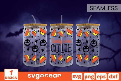 Halloween Can Glass Wrap SVG Bundle SVG SvgOcean 
