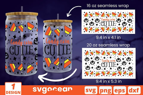 Halloween Can Glass Wrap SVG SVG SvgOcean 