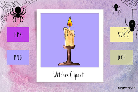 Halloween Candle Clipart SVG SVG SvgOcean 