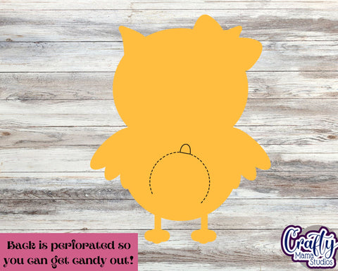 Halloween Candy Dome Holder, Candy Ornament Girl Owl Svg SVG Crafty Mama Studios 