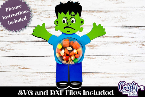 Halloween Candy Dome Ornaments Bundle 3, Paper Candy Holder SVG Crafty Mama Studios 