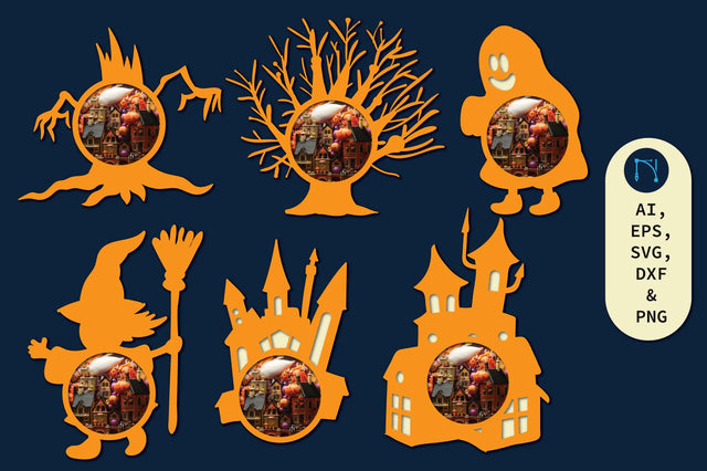 Halloween Candy Dome SVG Bundle SVG MD JOYNAL ABDIN 