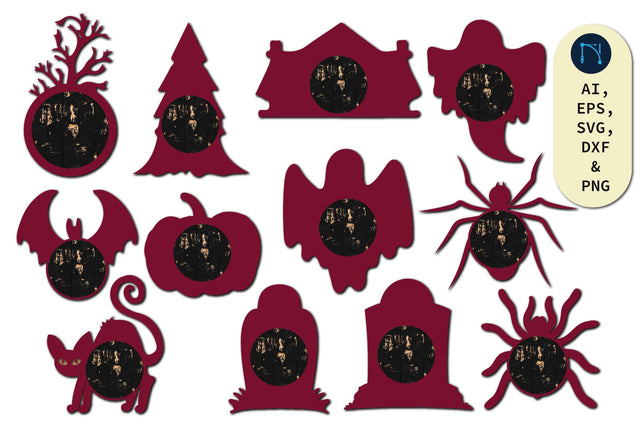 Halloween Candy Dome SVG Bundle SVG MD JOYNAL ABDIN 