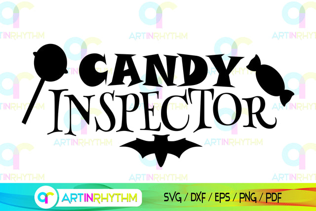 Halloween Candy Inspector svg SVG Artinrhythm shop 