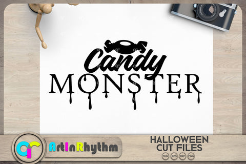 Halloween candy monster SVG SVG Artinrhythm shop 