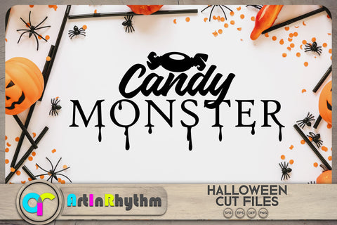 Halloween candy monster SVG SVG Artinrhythm shop 