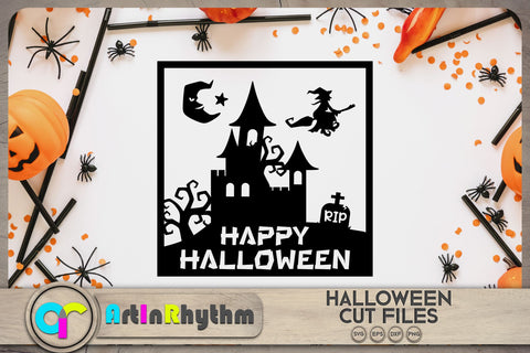Halloween Castle SVG SVG Artinrhythm shop 