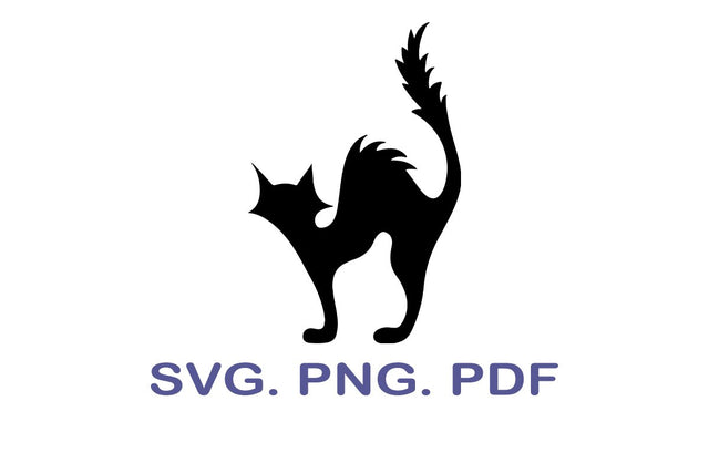 Halloween Cat SVG, Black Cat SVG, Cat SVG SVG MagicDesignUS 