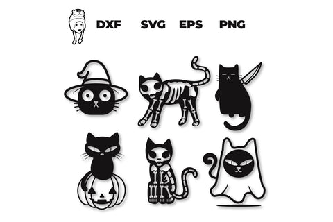 Halloween Cat svg cut file SVG dadan_pm 