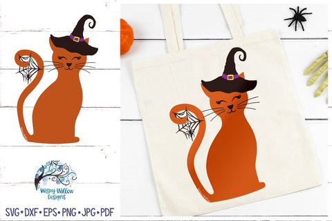 Halloween Cat SVG SVG Wispy Willow Designs 