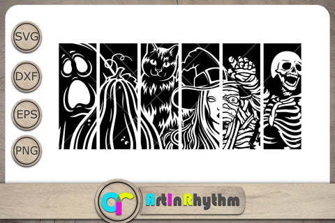 Halloween Characters Svg, Halloween Svg, Happy Halloween Svg, Spooky Svg SVG Artinrhythm shop 