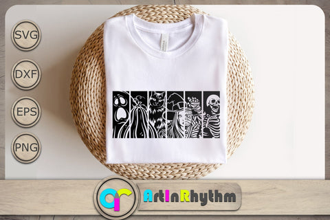 Halloween Characters Svg, Halloween Svg, Happy Halloween Svg, Spooky Svg SVG Artinrhythm shop 