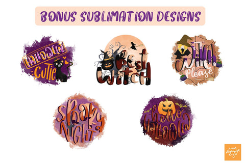Halloween Clipart and Pattern Collection Sublimation dapiyupi store 