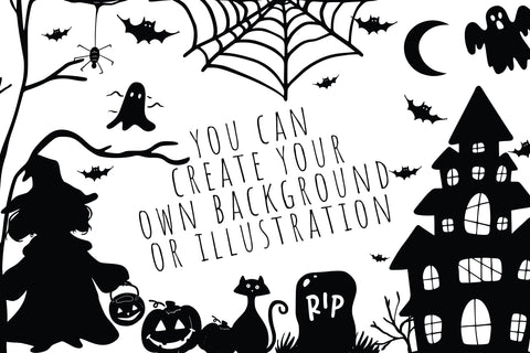 Halloween Clipart Collections Vol 2 SVG dapiyupi store 