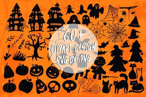Halloween Clipart Collections Vol 2 SVG dapiyupi store 