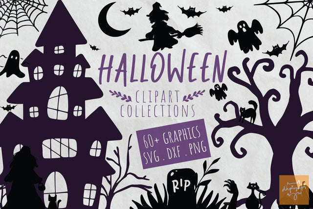 Halloween Clipart Collections Vol 2 SVG dapiyupi store 