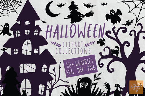 Halloween Clipart Collections Vol 2 SVG dapiyupi store 