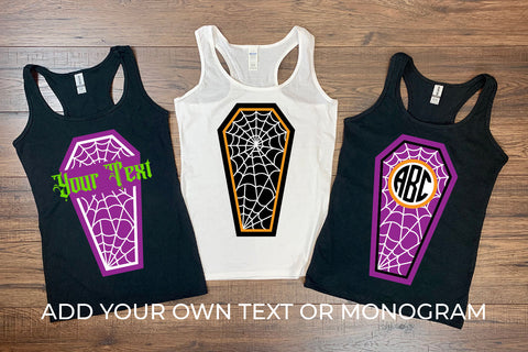 Halloween Cobweb Coffin SVG File Trio SVG Risa Rocks It 