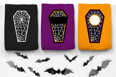 Halloween Cobweb Coffin SVG File Trio SVG Risa Rocks It 