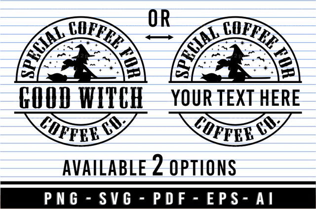 Halloween Coffee Mug SVG, Halloween Split Monogram SVG SVG D2PUTRI Designs 