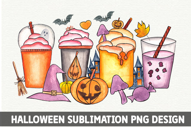 Halloween Coffee Sublimation SVG fokiira 