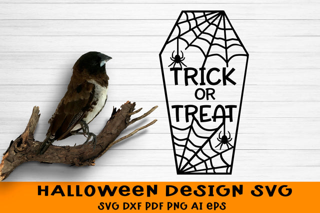 Halloween Coffin Cut File. Halloween SVG. SVG Samaha Design 