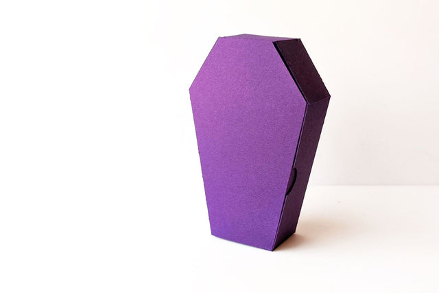 Halloween Coffin Gift Box SVG 3D Paper Risa Rocks It 