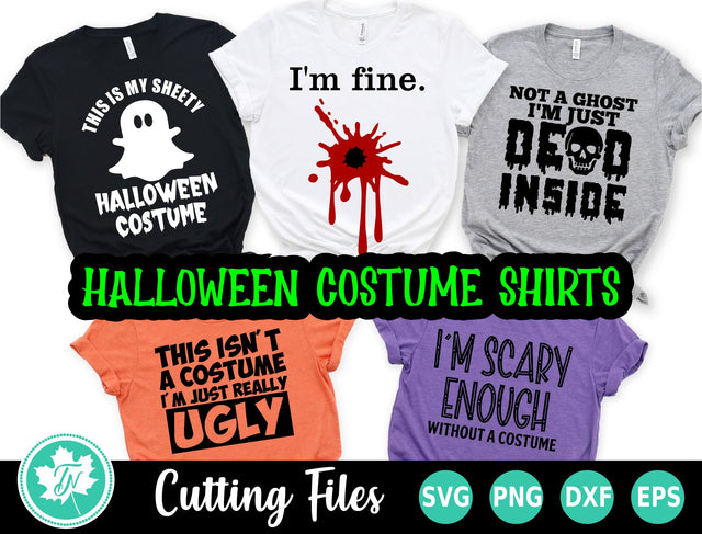 Halloween Costume Shirt SVG Bundle SVG TrueNorthImagesCA 