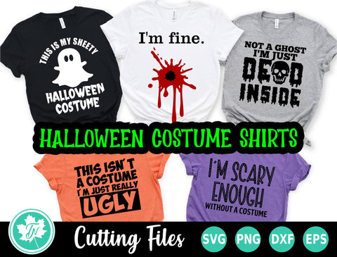 Halloween Costume Shirt SVG Bundle SVG TrueNorthImagesCA 