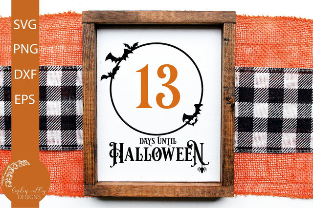 Halloween Countdown SVG-Count Down Frame SVG SVG Linden Valley Designs 
