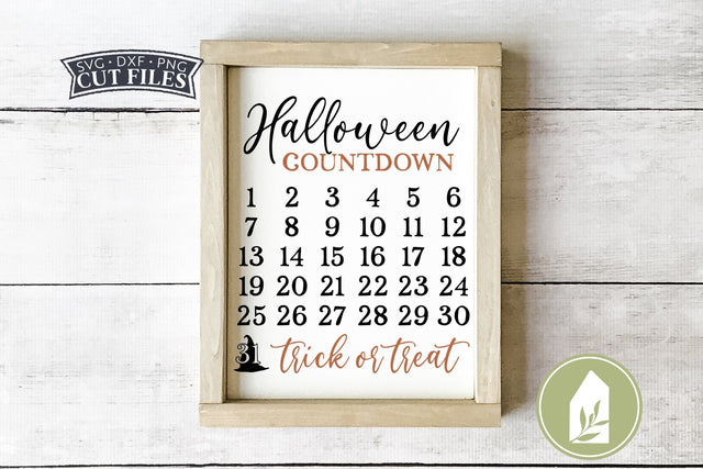 Halloween Countdown SVG Files | Farmhouse SVG SVG LilleJuniper 