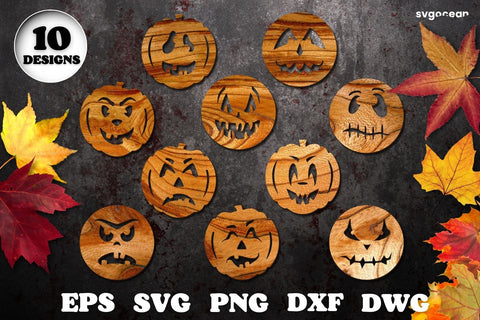 Halloween Craft Bundle | Laser cut | Svg | Sublimation SVG SvgOcean 