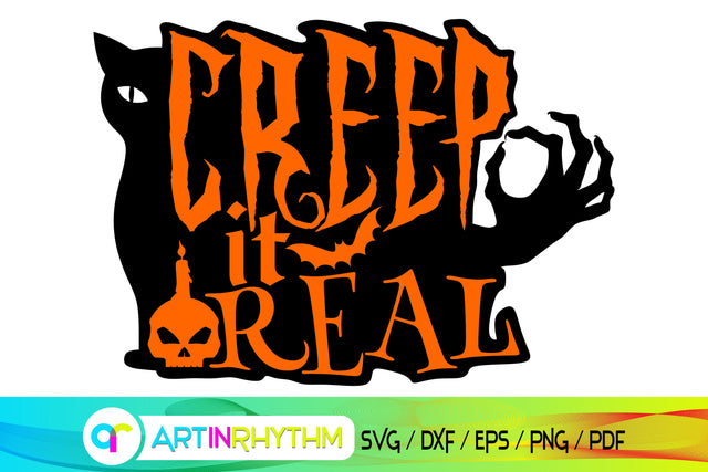 Halloween Creep it real svg SVG Artinrhythm shop 