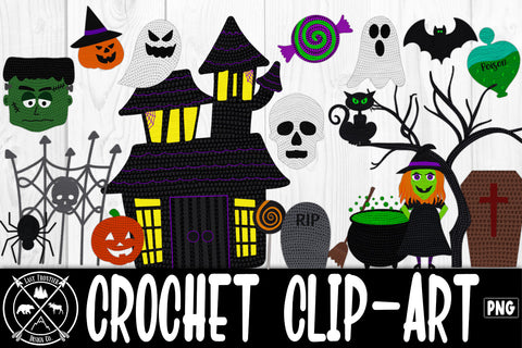Halloween Crochet Clip-Art|Halloween PNG Sublimation Last Frontier Design Co. 