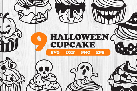 halloween cupcakes SVG dadan_pm 
