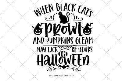 Halloween Cut File, Black Cat, Gift for Cat Mom, Gift for Cat Lover, Instant Download, Halloween Clip Art, Halloween Cricut SVG SVG Digital Designer 
