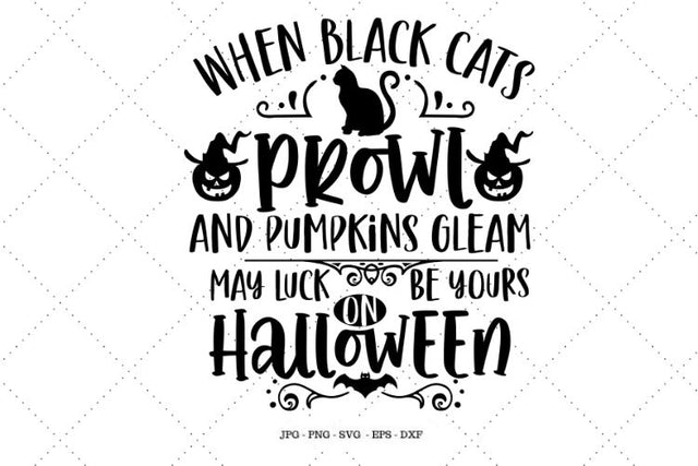 Halloween Cut File, Black Cat, Gift for Cat Mom, Gift for Cat Lover, Instant Download, Halloween Clip Art, Halloween Cricut SVG SVG Digital Designer 