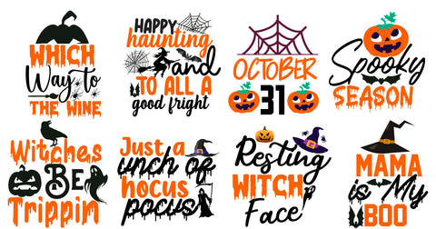 Halloween Cut File Bundle, Halloween SVG bundle, Halloween quote SVG Set , Halloween Cut File Bundle, Halloween SVG bundle, Halloween quote SVG Set, Halloween Svg Bundle, Happy Halloween, Halloween Cut Files SVG BlackCatsMedia 
