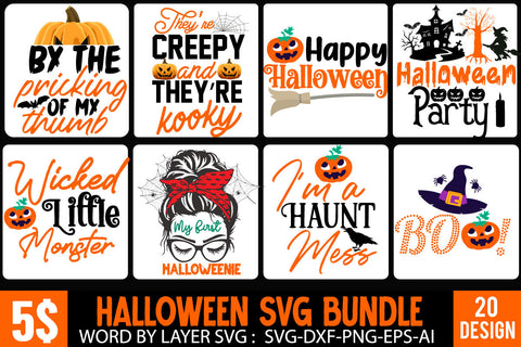 Halloween Cut File Bundle, Halloween SVG bundle, Halloween quote SVG Set , Halloween Cut File Bundle, Halloween SVG bundle, Halloween quote SVG Set, Halloween Svg Bundle, Happy Halloween, Halloween Cut Files SVG BlackCatsMedia 