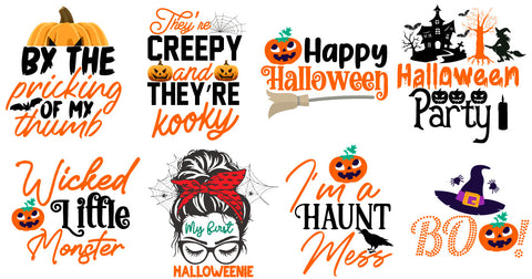 Halloween Cut File Bundle, Halloween SVG bundle, Halloween quote SVG Set , Halloween Cut File Bundle, Halloween SVG bundle, Halloween quote SVG Set, Halloween Svg Bundle, Happy Halloween, Halloween Cut Files SVG BlackCatsMedia 